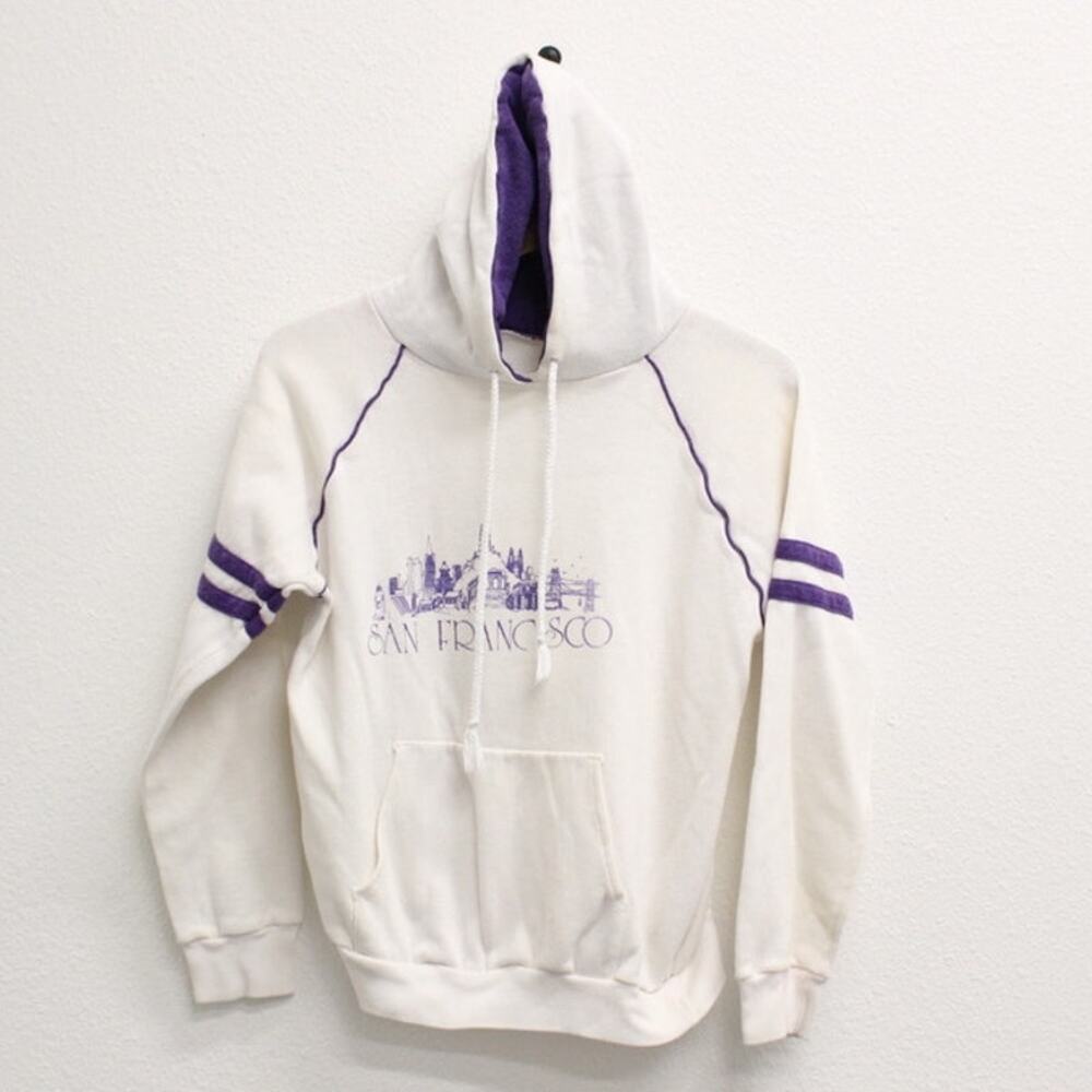 Vintage San Francisco California Hooded Sweatshirt Small